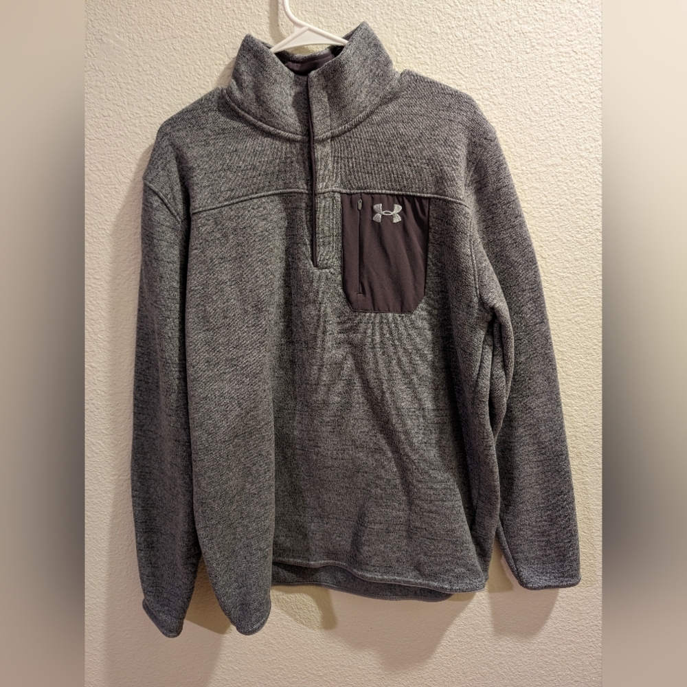 Under Armour Sweater 1/4 Button Up Pullover Sweater